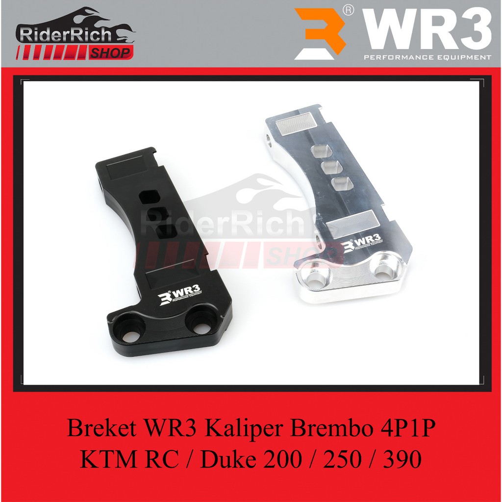 Breket Kaliper Brembo Depan 4P1P WR3 KTM RC / Duke 200 / 250 / 390