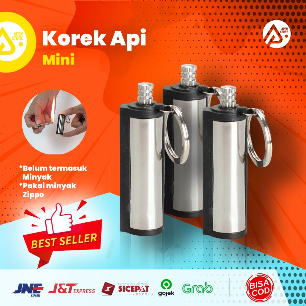 Firetric Korek Api Unik Mancis Waterproof Anti Air Pemantik Roko || Supplier Grosir Barang Unik Murah Lucu - 18G