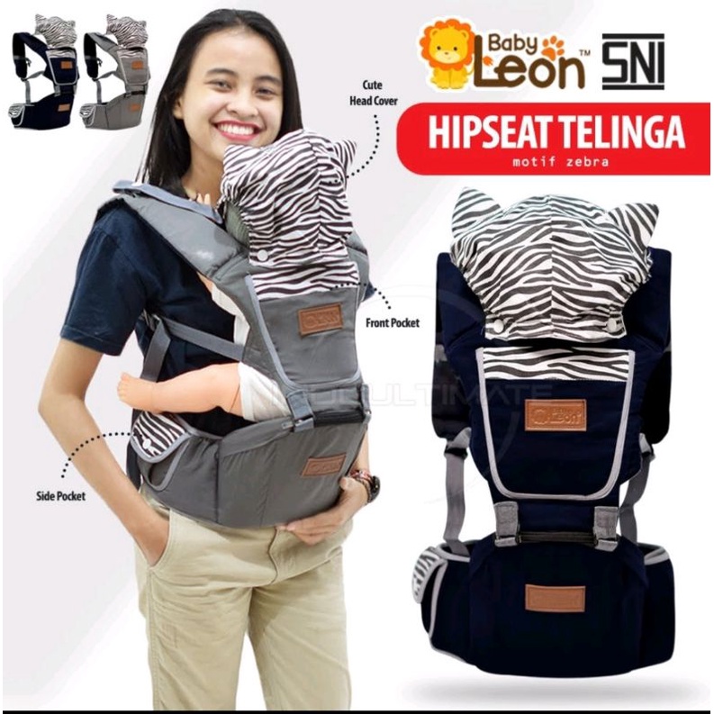 gendongan hipseat baby leon