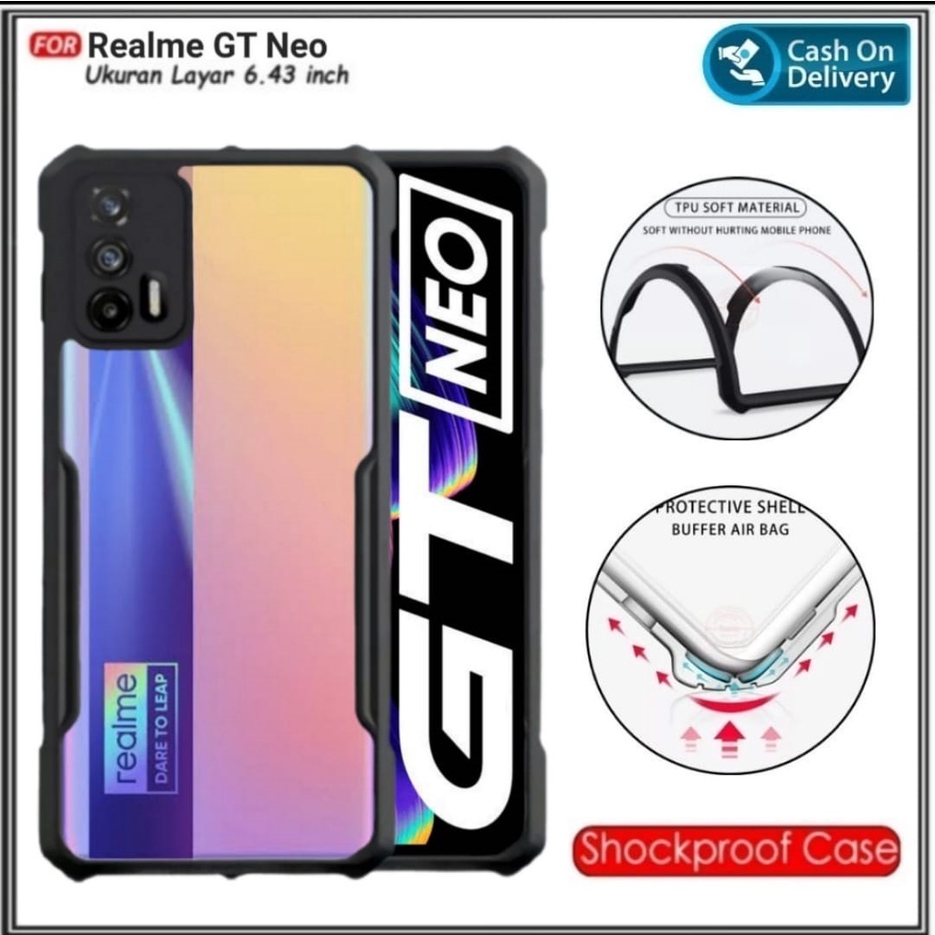 Case Realme Narzo 30 5G / Realme GT / Realme GT Master / Realme GT NEO Soft Hard Transparant Case Co