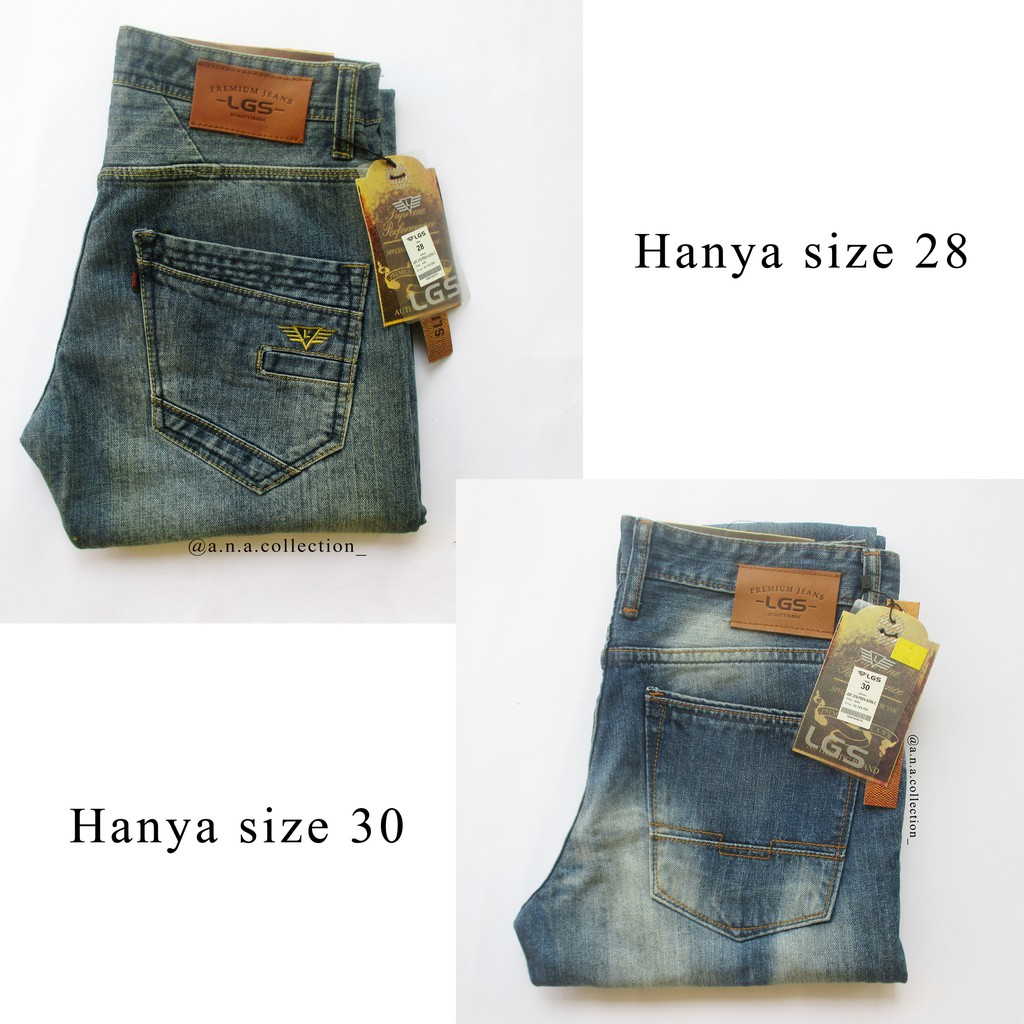 Celana Jeans LGS Premium / Celana LEGGS / Celana Jeans Biru / Jeans Straight no