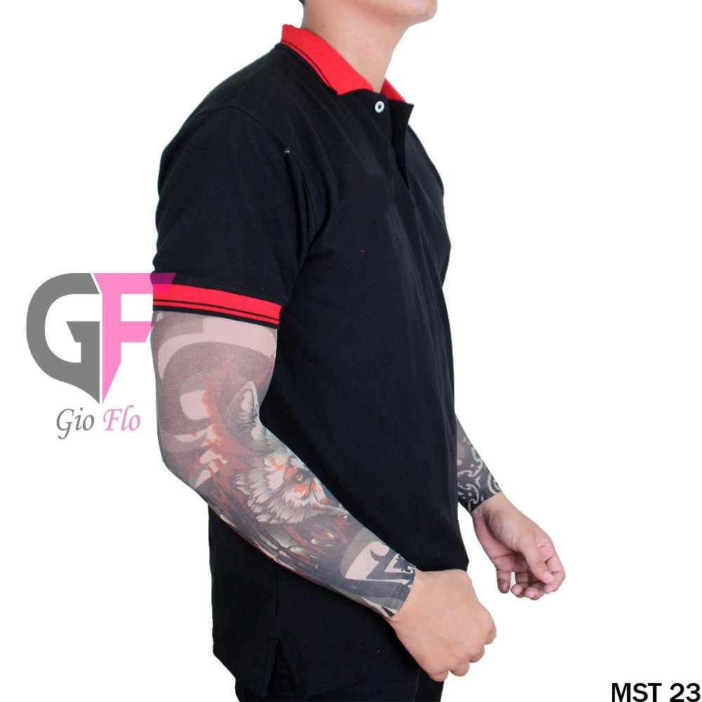 GIOFLO Handsock Tattoo Kekinian Pria Keren Multicolor / MST 23