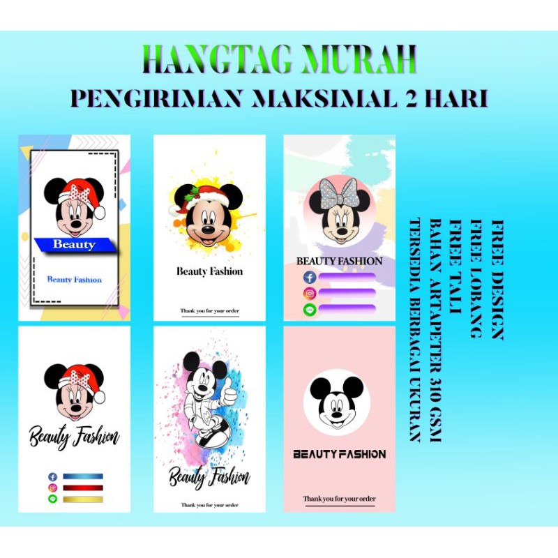 

hang tag murah/hang tag label/free ukuran