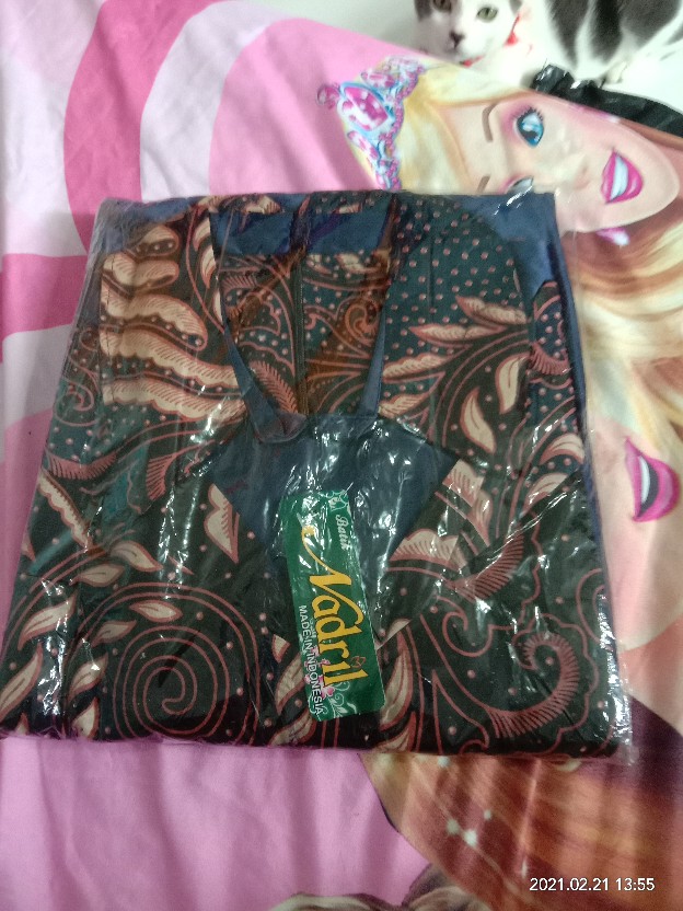 Couple Batik Velvet Princess Series Ayudia Lengan Pendek