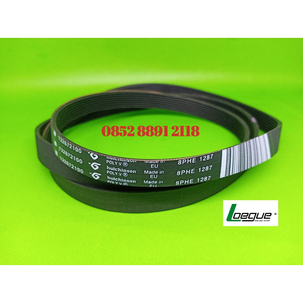 ORIGINAL Karet Van Bel Fan Belt 8PHE 1287 Mesin Cuci Front Loading Electrolux