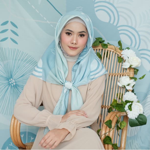 KERUDUNG SEGI EMPAT PRINTING MOTIF JILBAB SEGIEMPAT HIJAB SEGIEMPAT SCARF VERANA