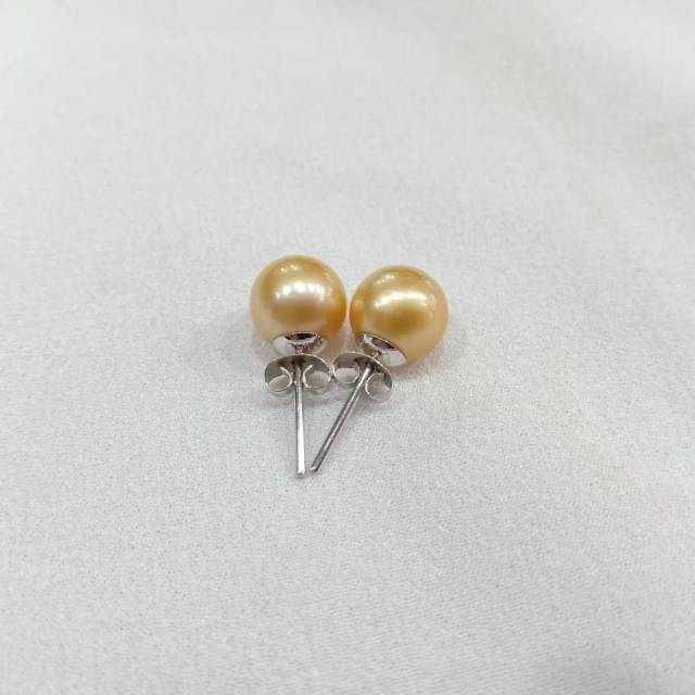 Giwang mutiara air laut asli