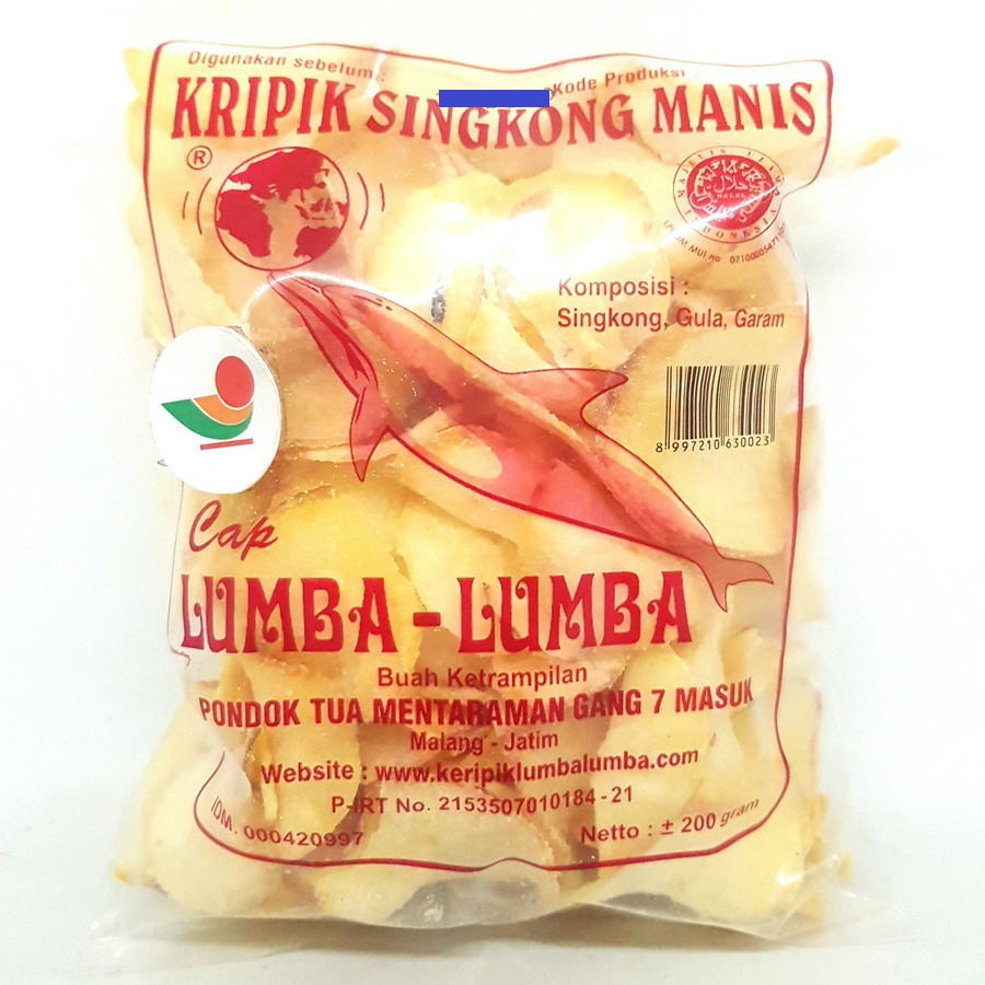 

LUMBA LUMBA KERIPIK SINGKONG 200gr | MANIS ASIN KRIPIK ASLI MALANG KECIL OLEH OLEH JAWA TIMUR KEMASAN ORI FREE BUBBLE DAN KARDUS