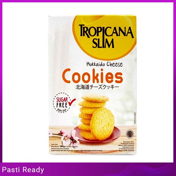 

TROPICANA SLIM HOKKAIDO CHEESE COOKIES 100g Grosir Bisa COD