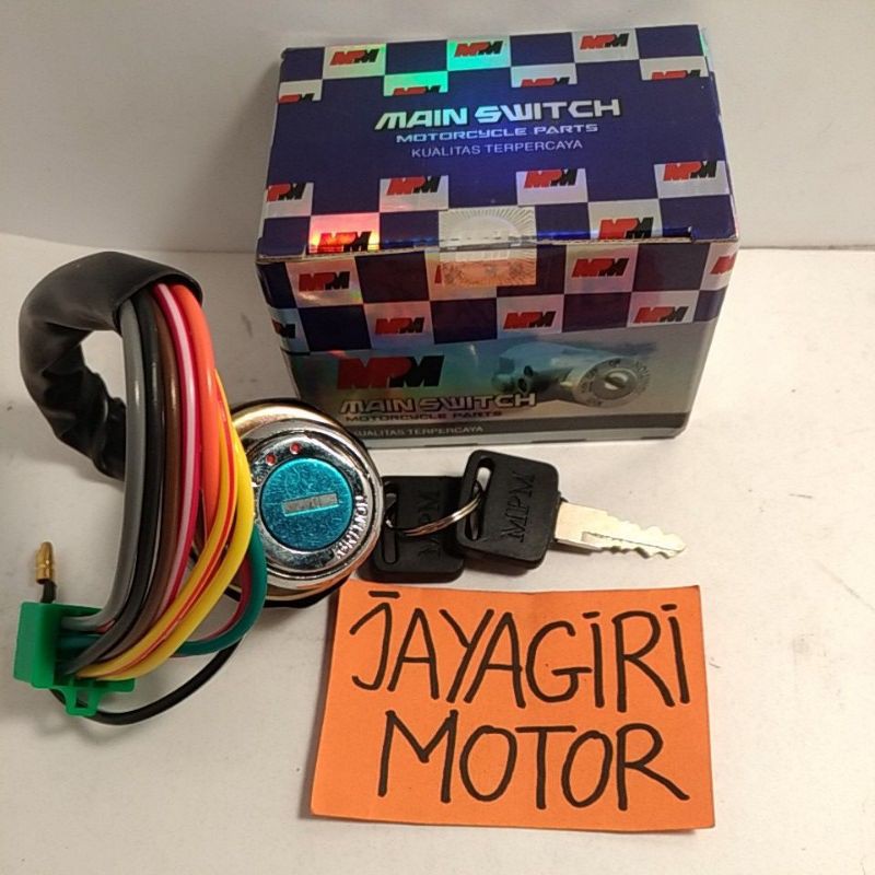 Kunci Kontak A100 A 100 MPM KeySet Key Set Lock Main Switch Motor Komplit Suzuki Jok Ori SGP Assy