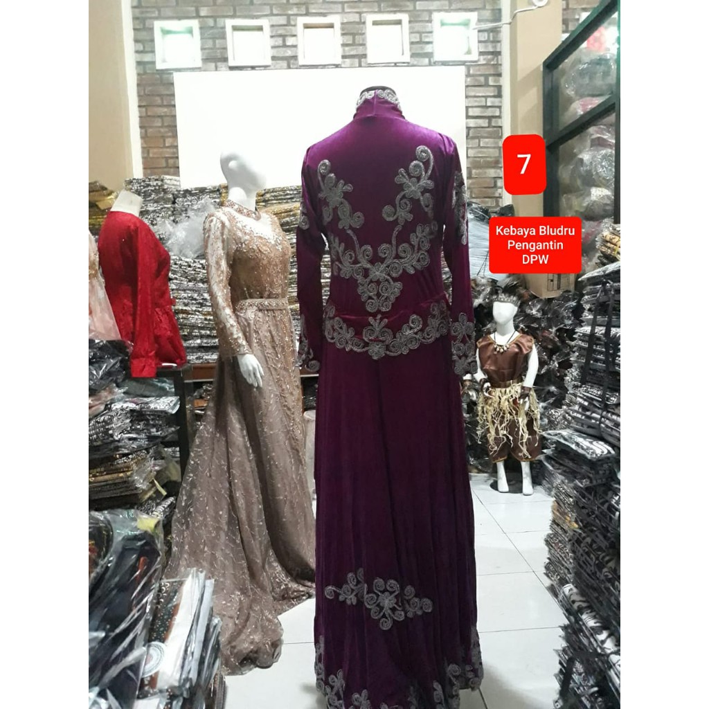 Kebaya Pengantin Bludru