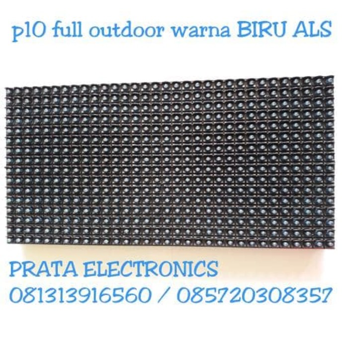LED P10 BIRU OUTDOOR running text