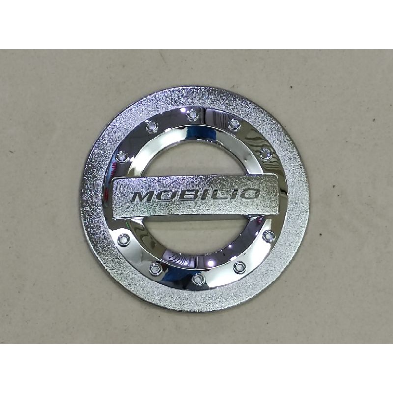 Tank cover tutup tangki bensin honda mobilio tutup bensin chrome variasi hiasan mobil