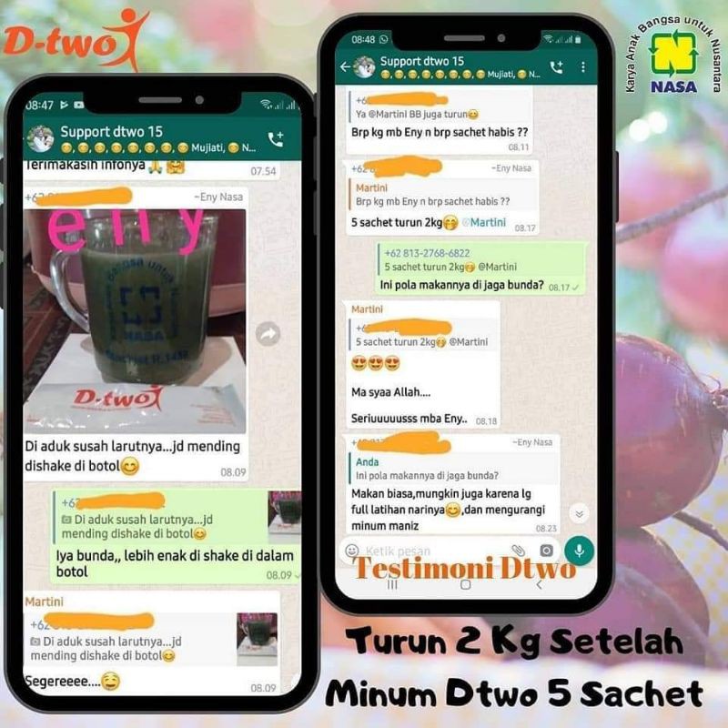 

DTWO MINUMAN SERBUK UNTUK DIET/PER-5SCT