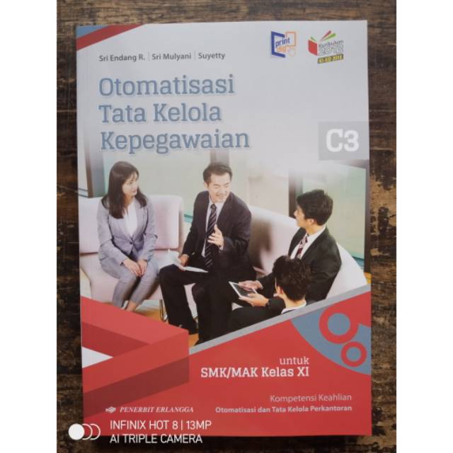 Otomatisasi Tata Kelola Kepegawaian Kelas 2 Smk Mak Xi K13 Revisi Ki Kd Erlangga Shopee Indonesia