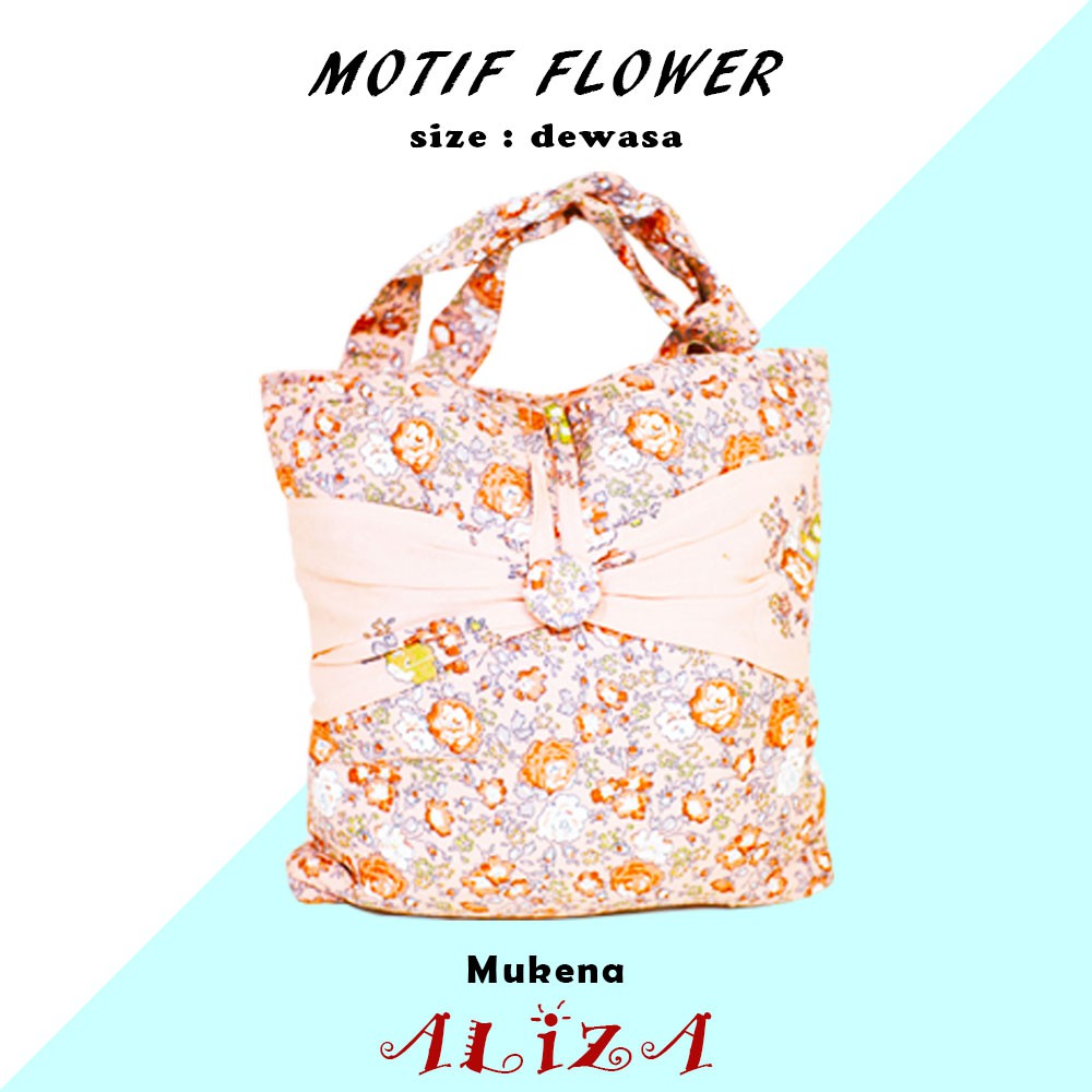 Mukena Dewasa Premium Aliza Motif Flower