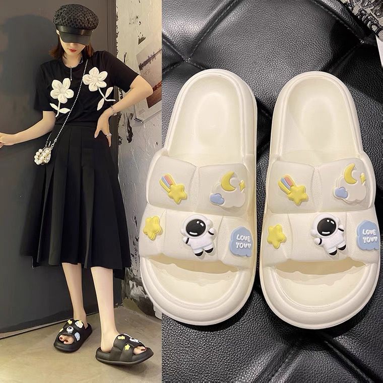 NICE SO ASTRONOT - Sandal jelly import Tebal Karet sandal terbaru 2022  Soft Slipper Anti Slip Elastic Empuk PVC