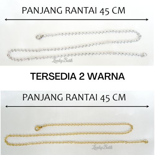 Lovelybutik - Kalung Wanita Korea Terbaru Love Wings Kalung Anak Anak Dewasa Titanium Asli Anti Karat Model Terbaru Bonus Kotak Perhiasan