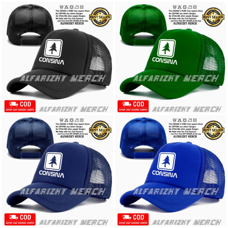 TOPI CONSINA TRUCKER JARING - TOPI CONSINA OUTDOOR LIFESTYLE