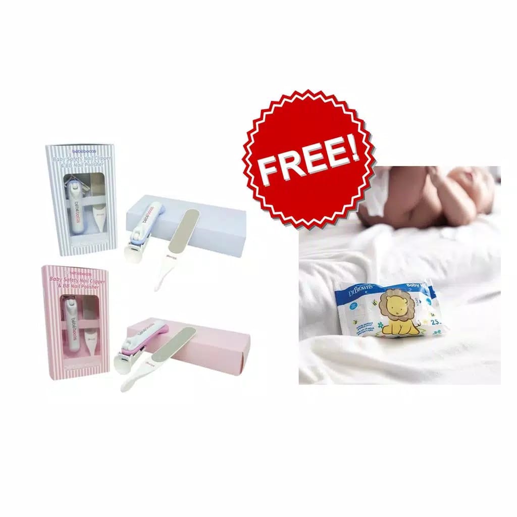 Bebebocas Baby Safety Nail Clipper &amp; BB Nail Polisher