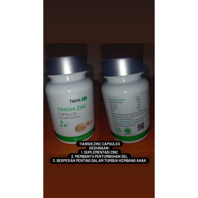 TIANSHI ZINC CAPSULES