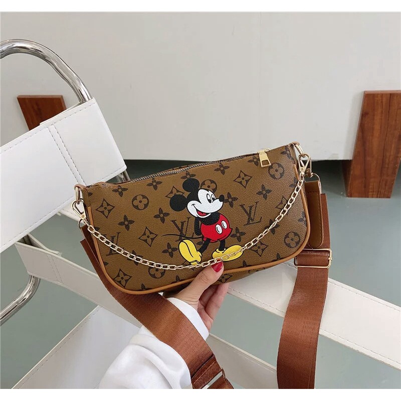 TASHAPPY CR7317 tas SlingBag Mickey wanita import model korea supplier tas import 1kg bisa 4 tas