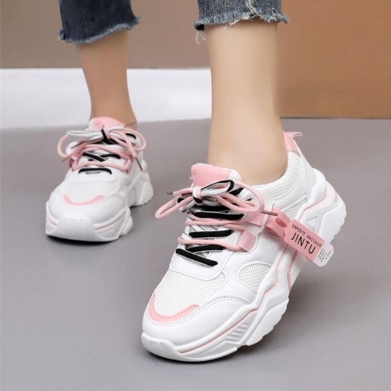 SNEAKERS WANITA JINTU PINK-1