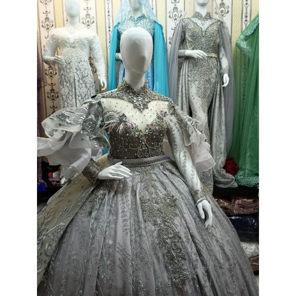 gown pengantin barby