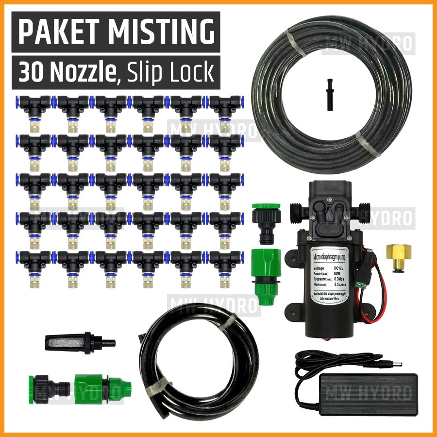 Paket Misting / Kabut / Embun, 30 Mist Nozzle / Titik