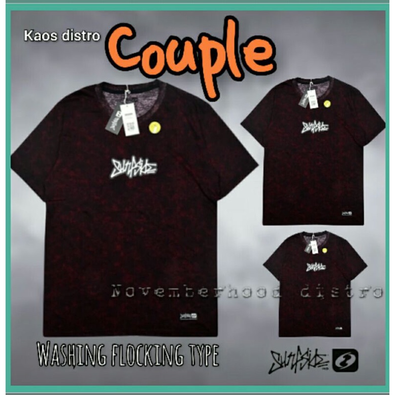 Baju Couple Kaos Pendek Distro