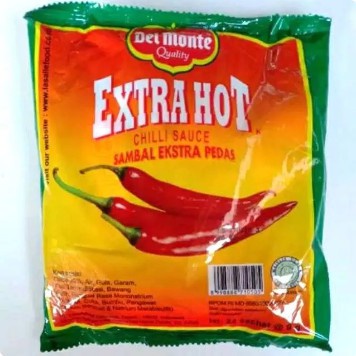 

Del monte extra hot chilli sachet 192 gr isi 24 pcs @ 8 gr delmonte