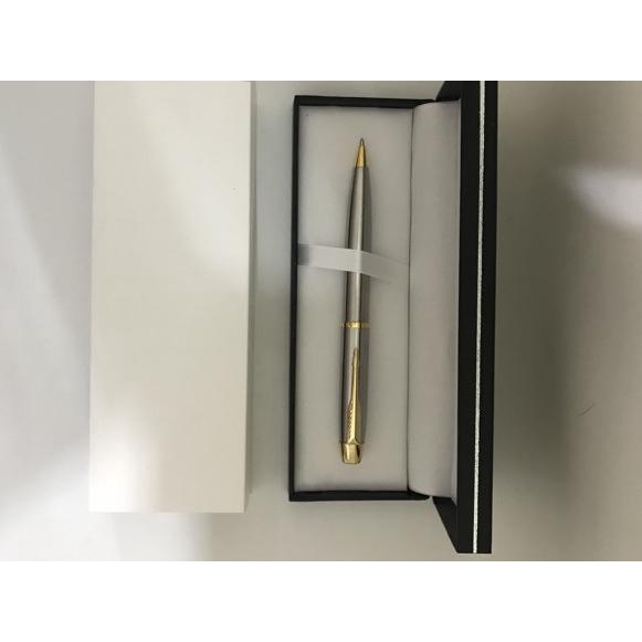 

(PROMO R0V79) Pulpen Promosi / Pulpen Esklusif / Pulpen Parker Sonnet TW Stainless Gt ( Klip Emas ) ✬