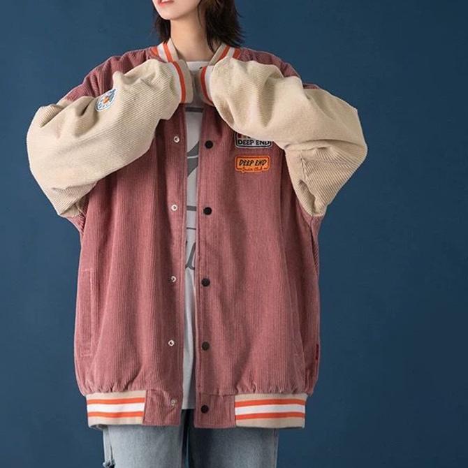 NEW ARRIVAL  9.9 Newlan WT003 Jaket Baseball Japanese Harajuku BF Unisex Jacket College Baseball ---