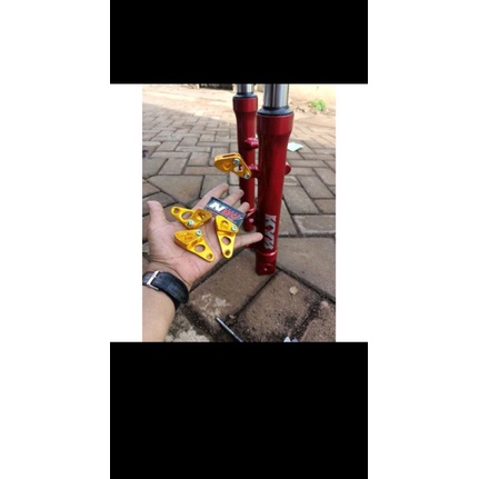 Breket selang rem cnc/Breket selang rem/BREKET SLANG CAKRAM KECIL UNIVERSAL WARNA