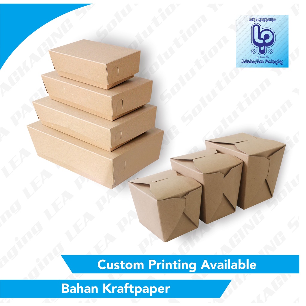 Dus kemasan/Kotak nasi/Box Catering Custom/Print/Sablon/Cetak/Murah