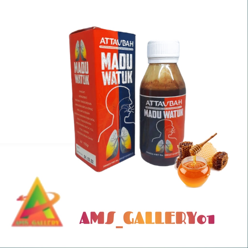 ATTAUBAH - Madu watuk attaubah obat batuk herbal |Origina 100%|