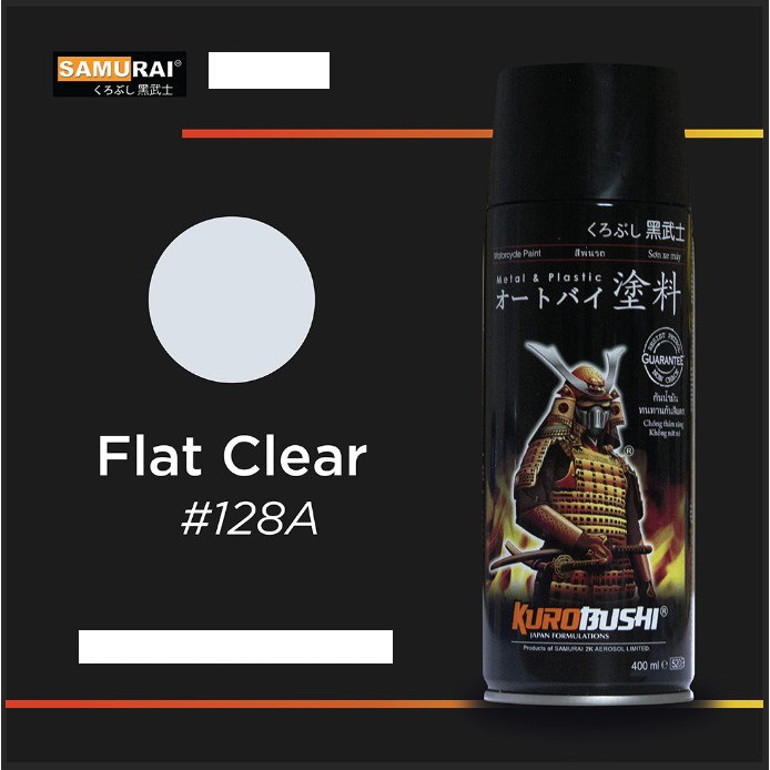 CAT PILOX SAMURAI FLAT CLEAR 128A