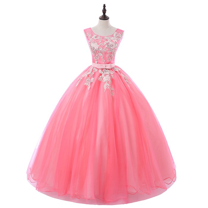 Gaun Pengantin 0121217 Pink Wedding Gown Wedding Dress