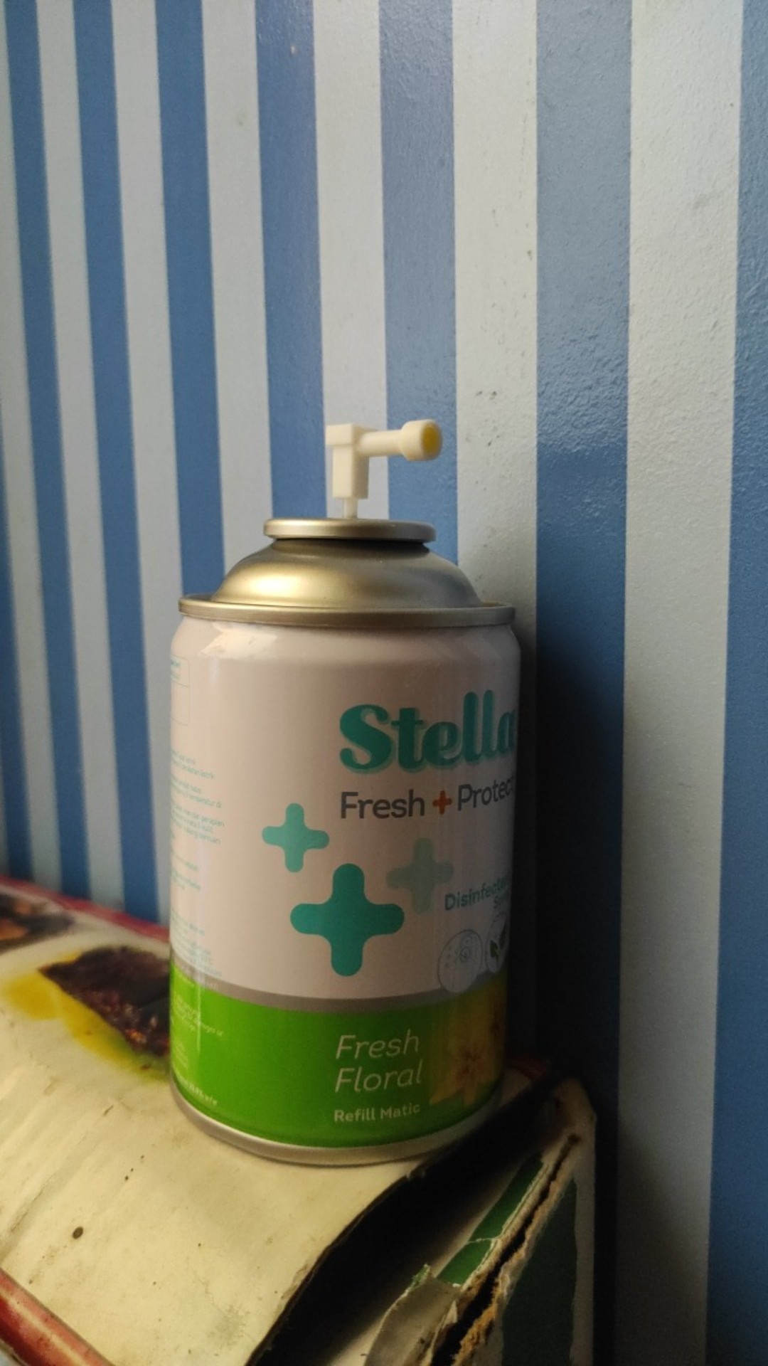 Stella Matic Fresh & Protect Refill 225ml Disinfectant & Pengharum Ruangan Fresh Citrus Floral