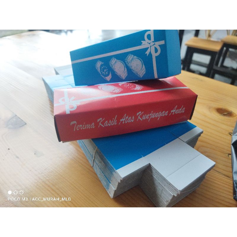 

Kotak Jam Kardus isi 100 pc | Tempat Jam