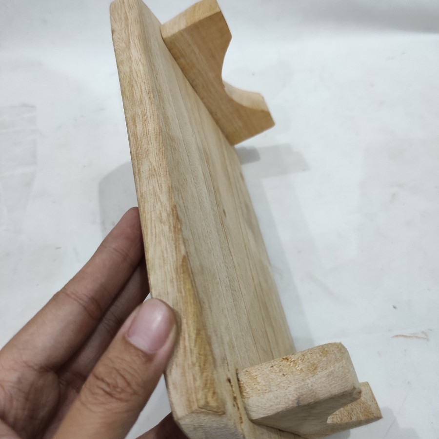 Talenan Cutting Board Kayu kecil berkaki bisa untuk foto makanan