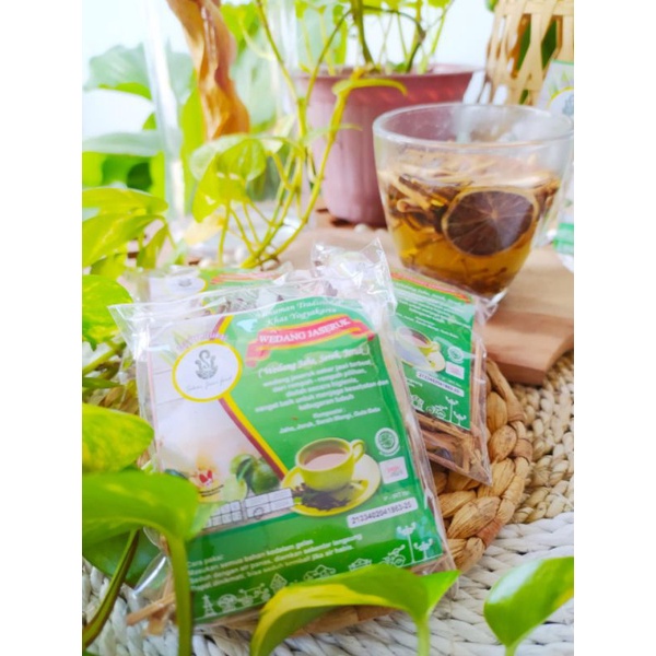 Jual Sekarjawi Wedang Jahe Rempah 30 Gram Ginger Halal MUI Komplit Gula Batu Minuman Sehat Sekar