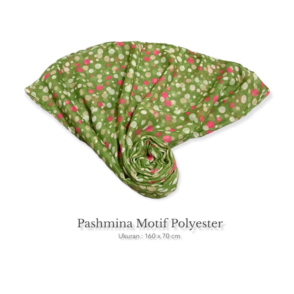 Kerudung Pashmina Motif 170cm x 65cm / Hijab Polyester Pashmina 170cm x 65cm / Pashmina Ceruty Motif