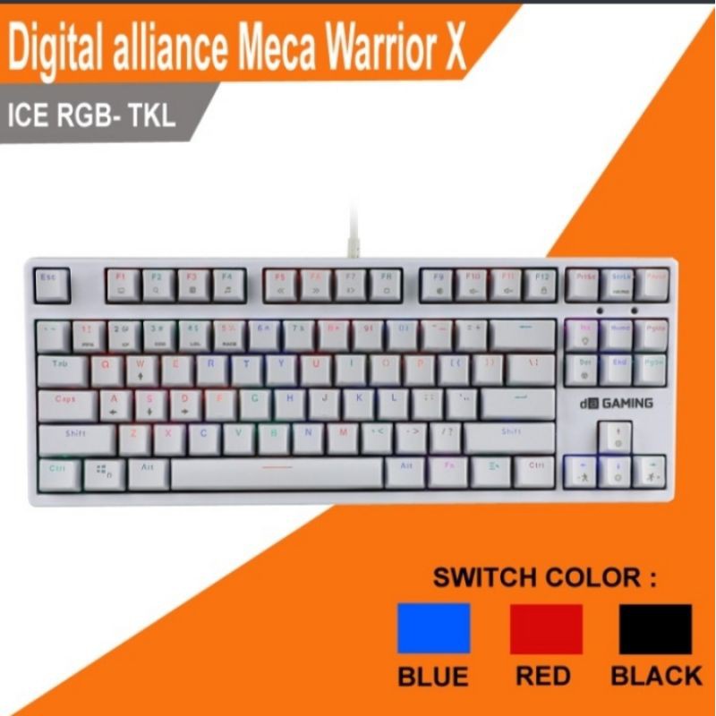 Digital Alliance DA Meca Warrior X RGB Ice Gaming Keyboard