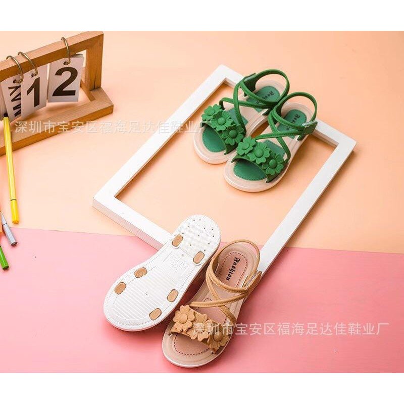 plazababyku XOX RIBBON A33-12 Sandal Anak Perempuan Bahan Karet Model Lucu 2-4 Tahun Import