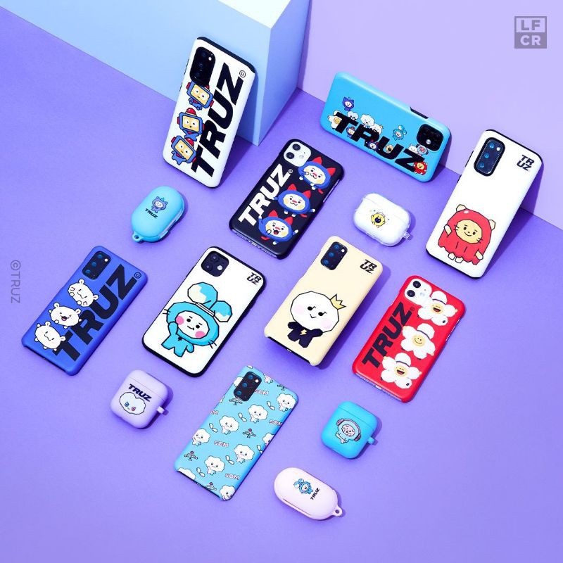 unofficial case truz treasure x line friends custom desain sendiri dari line friends