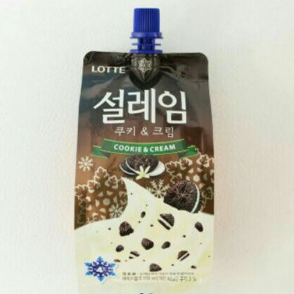 

lotte snow ice cookies cream