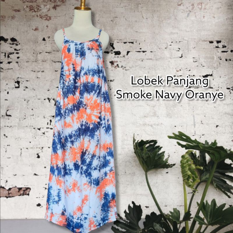 DRESS LOBEK PANJANG WANITA KATUN