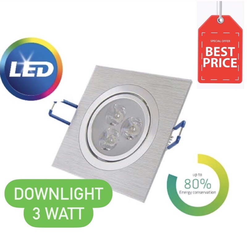 LAMPU LED DOWNLIGHT 3 Watt