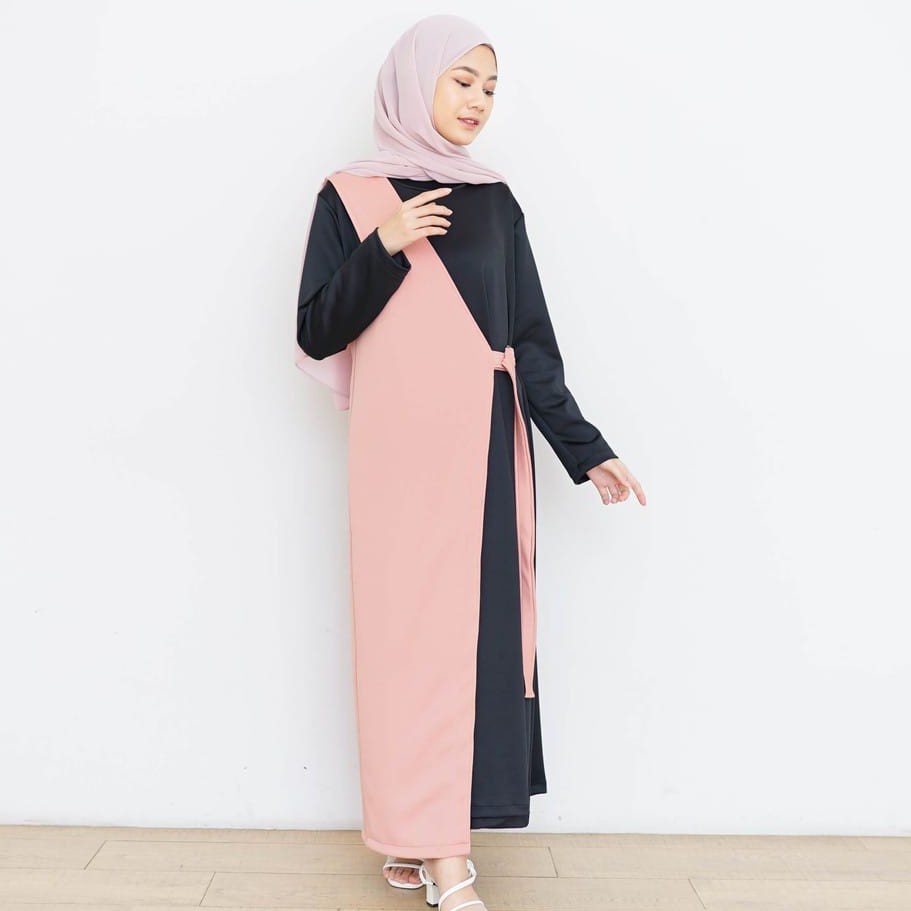 BEFAST - ZEC ROMPI MINAMI / Danisa Long Vest / Rompi Tali / Tunik Muslimah / Tunik Polos Kekinian / Tunik Terbaru 2021